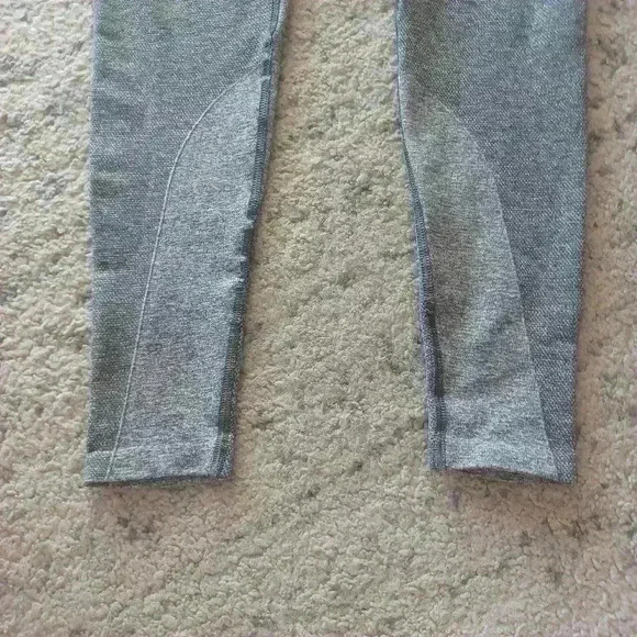 Gymshark Womens Gray And Black Flex Leggings M - Picture 7 of 14
